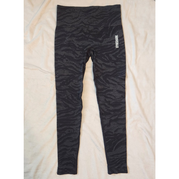 Gymshark Zebra Print Seamless Leggings Women’s High Waisted Size XS - Picture 1 of 8